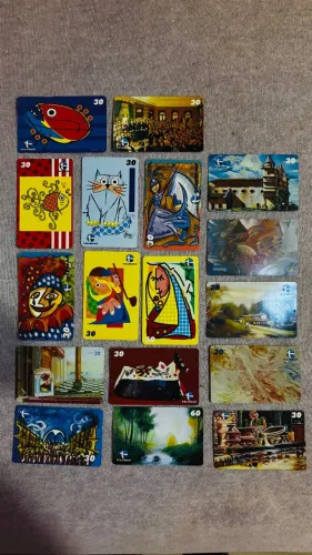 Lote 16 Cartões Telefônicos Telemar Ceará - Arte, Pinturas, Boi, Igrejas