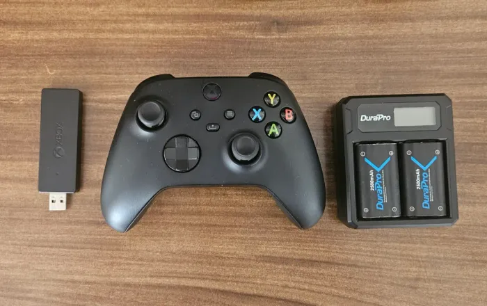 Controle xbox series Preto ( adaptador p/pc)