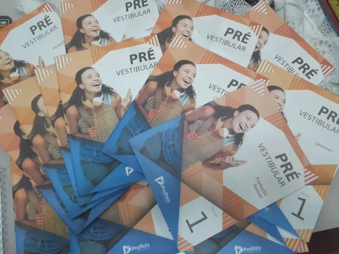 Pro raiz livro box Pré vestibular Sistema de Ensino ACEITO OFERTA NUNCA USADO