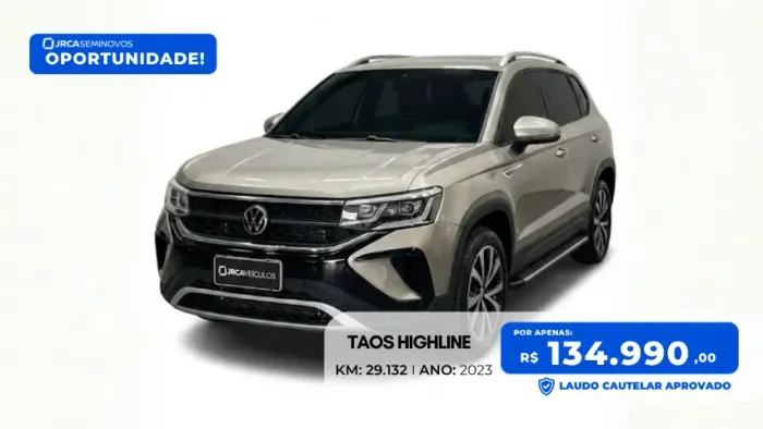 Volkswagen Taos Highline 1.4 250 TSI Flex AUT 2023