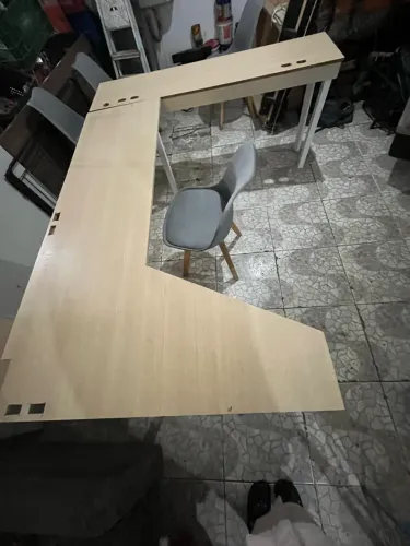Mesa de escritório/escrivaninha em L
