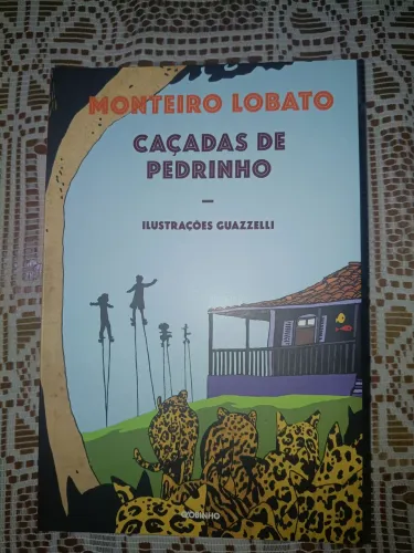 Livro caçadas de Pedrinho de Monteiro Lobato novo nunca usado