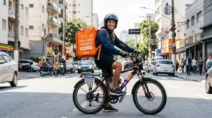 Entregador Freelancer ou Fixo Noturno - Bicicleta Motorizada (Pinheiros / SP)