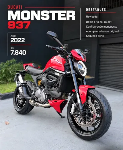 Ducati Monster 937cc 2022
