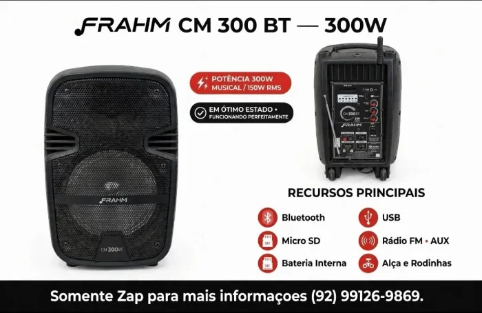 Caixa de Som R$130,00