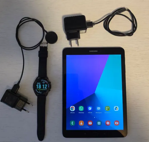 Galaxy Tab S3 + Galaxy Watch S3 ( compre 1 e ganhe outro )
