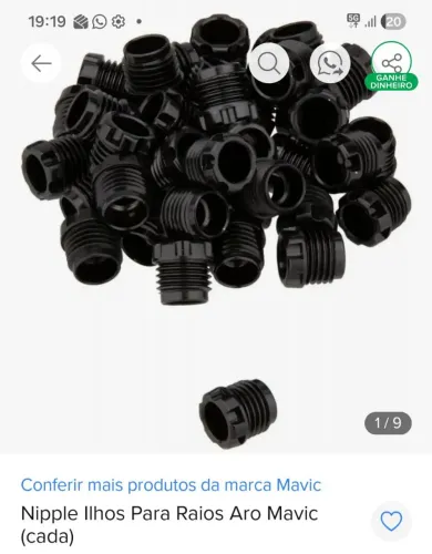 Nipple Ilhós Aro Mavic
