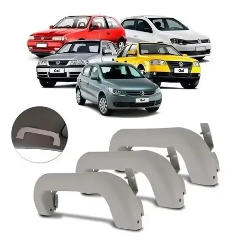 Kit Alça Teto Volkswagen Gol Voyage Fox Crossfox e Spacefox 