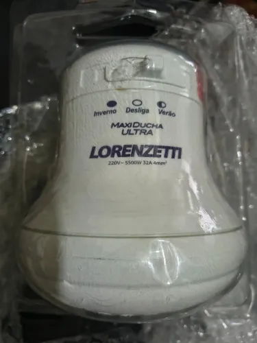 Chuveiro Maxi Ducha 220V 5500W, Lorenzetti, Branco, Pequeno