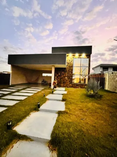 Casa Térrea Moderna à Venda no Alphaville Brasília - Residencial 2, 3 quartos