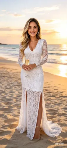 VESTIDO BRANCO RENDA NOVOOOO