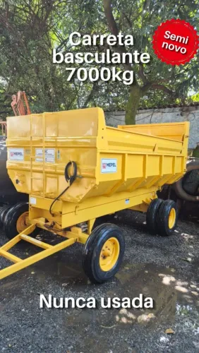 Carreta metalica Basculante MEPEL