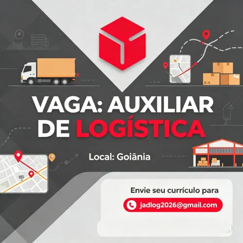 Vaga Auxiliar Logística Masculino