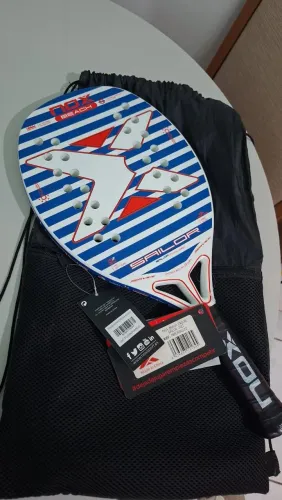 Raquete de beach tennis nox sailor nunca usada