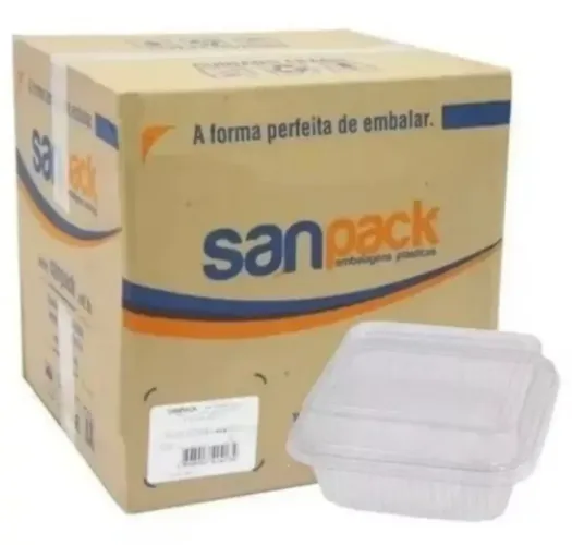 Cx 300 UNIDADES EMBALAGEM PARA BOLO DOCE BRIGADEIRO QUADRADA SANPACK S641