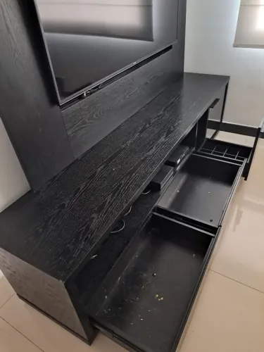 Rack  Rustico de madeira pura para TV e outras utilidades 