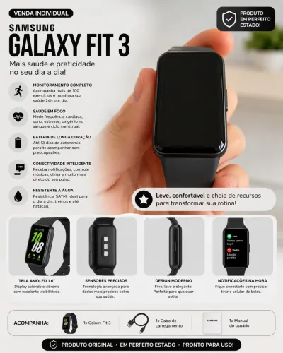 Smartwatch Samsung Galaxy Fit 3