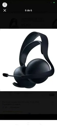 headset pulse elite do PS5 preto original