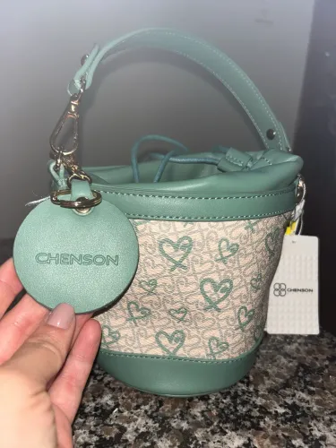 Bolsa Bucket Chenson Nova Little Heart Verde