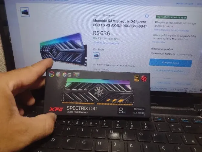 Memória gamer xpg