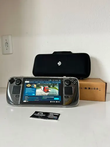 Steam Deck 256GB + 512GB Impecável Completo (Aceito Cartão)