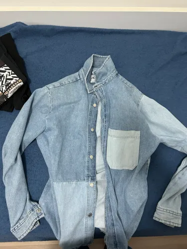 Jaqueta Jeans Zara Masculina