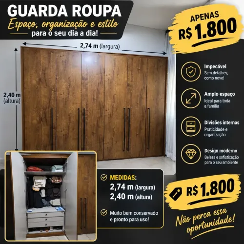 Guarda roupas alto padrão