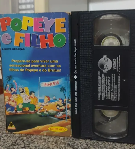 Fita vhs Popeye e filho