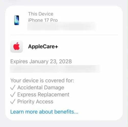 iPhone 17 Pro 256 GB Azul-intenso com AppleCare+
