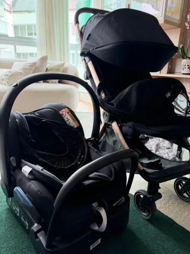 Carrinho e bebê conforto Eva 3 Maxi Cosi
