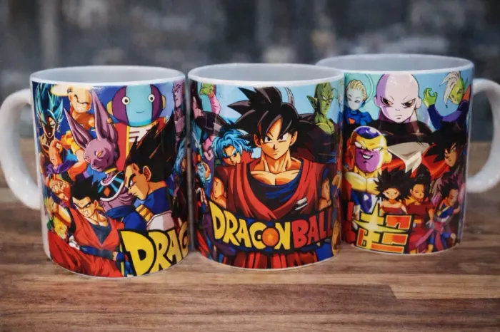 Caneca do DragonBall cerâmica 325ml a pronta entrega