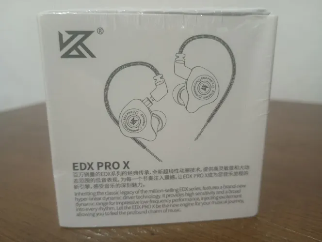 Fone KZ EDX PRO X com microfone LACRADO