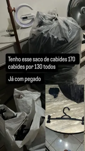 170 cabides de pegadores pra roupa