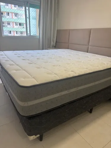 Cama Box King Size - Ganhe a Base e a Cabeceira 
