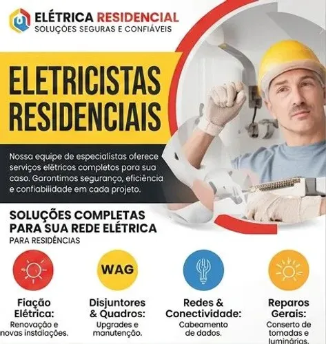 Eletricista residencial e automação