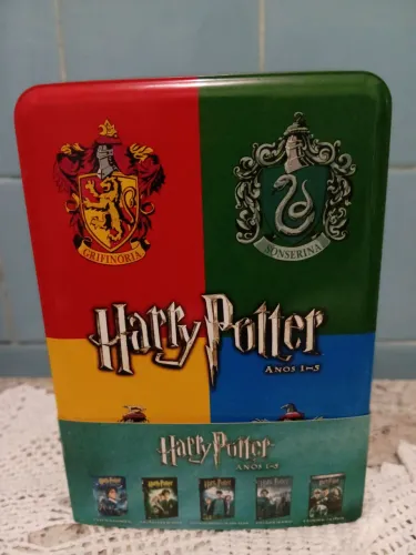 Box Harry Potter Anos 1 ao 5 - Luxo - Lata Novinha