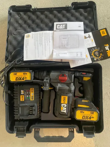 MARTELETE DX-21 CAT -  SDS-PLUS BRUSHLESS 2 BATERIAS 