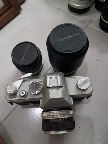 Mamiya/Sekor 1000TL com 3 lentes