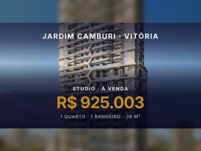 Studio Pronto para Morar em Jardim Camburi: Não Perca Essa Chance!