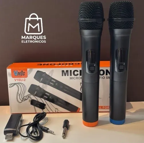 MICROFONE SEM FIO DUPLO