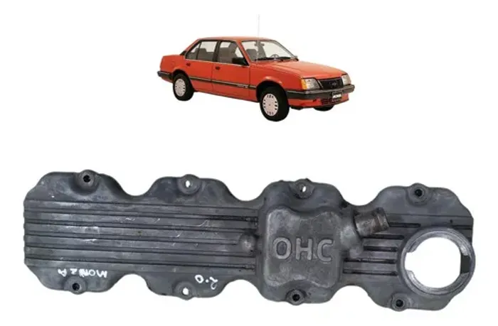 Tampa Comando Válvulas Cabeçote Chevrolet Monza 1982 1996 Cinza