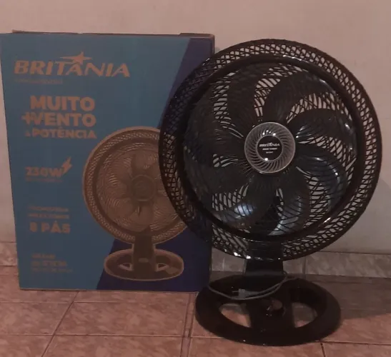 Ventilador 57CM 8pás 230W potência novo