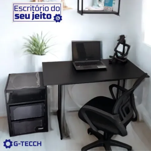 Escrivaninha Reforçada 1,20m Nova Mesa de Escritório Multiuso Computador Notebook Estudo