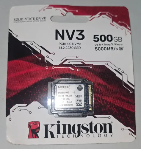 SSD Kingston NV3 | 500GB | M.2 | 2230