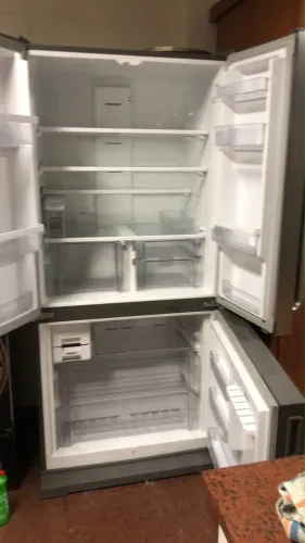 Geladeira frost free 3 portas Brastemp inox 110v