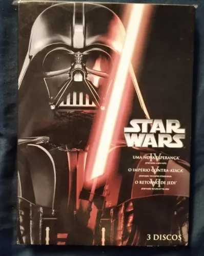 BOX DVD STAR WARS IV, V, VI NOVO ORIGINAL COLEÇÃO