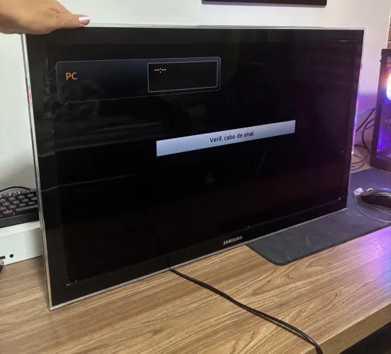 TV Samsung 32" led full hd - modelo un32d5000