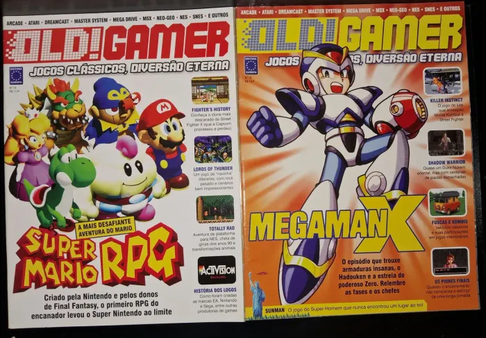 Lote revista Old Gamer - 6 edições