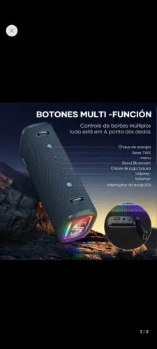 Caixa de som Bluetooth