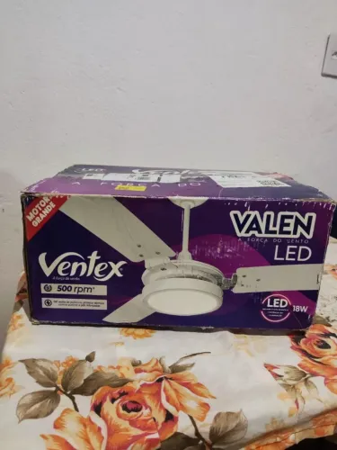 Ventilador de Teto Ventex Valen LED 18W - 220v